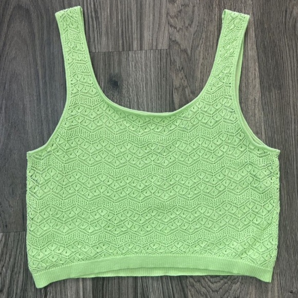 House Of Harlow 1960 Crochet Lace Knit Tank Top - Picture 3 of 3